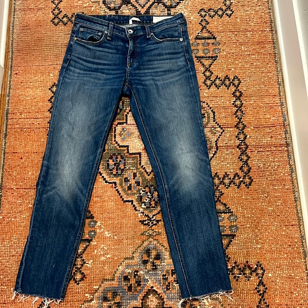 Rag & bone low-rise ankle slim boyfriend